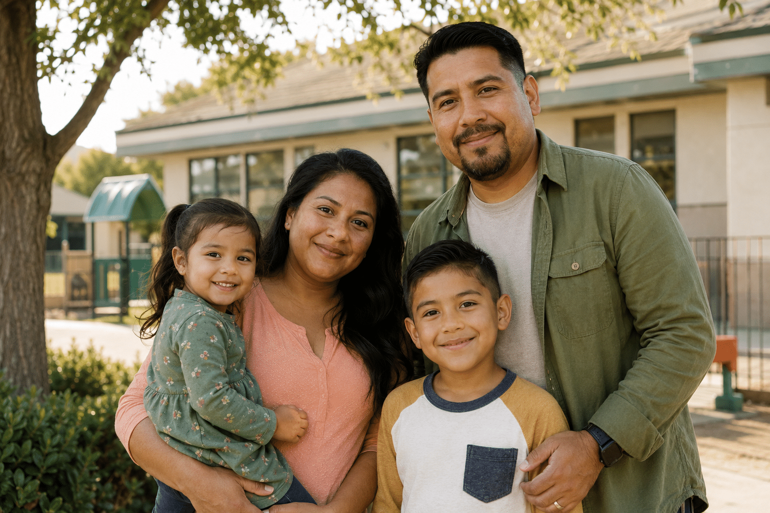 Family seeking child development services in Central California