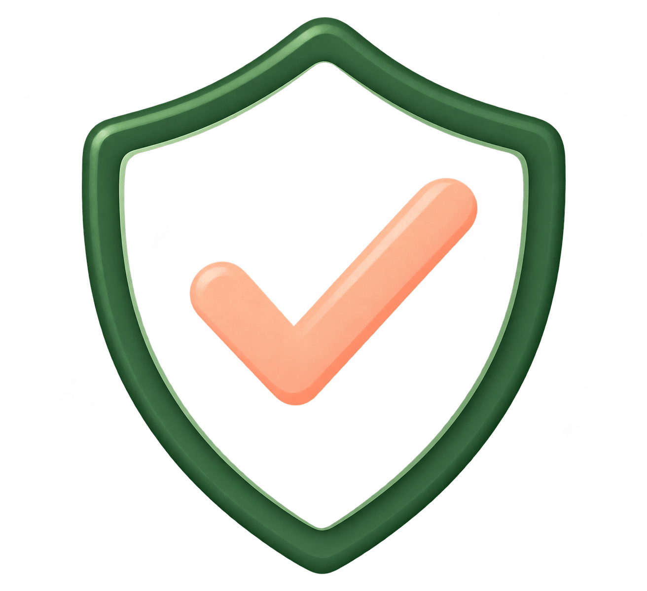 Shield checkmark icon for excellence